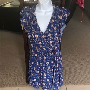 Blue Floral Dress